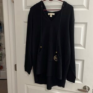 Black hoodie sweater MK